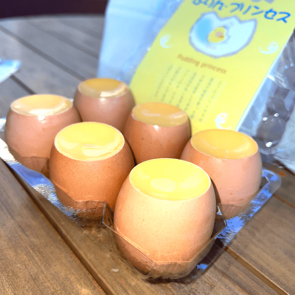 【ベル・エキプ】本物の卵の殻を容器にしたプリン「ぷりん・プリンセス」を実食（室見）